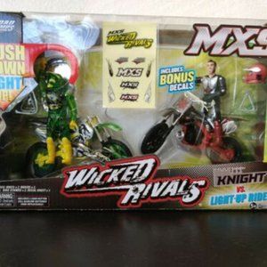 Road Champs MXS Wicked Rivals Knight vs  Light-up